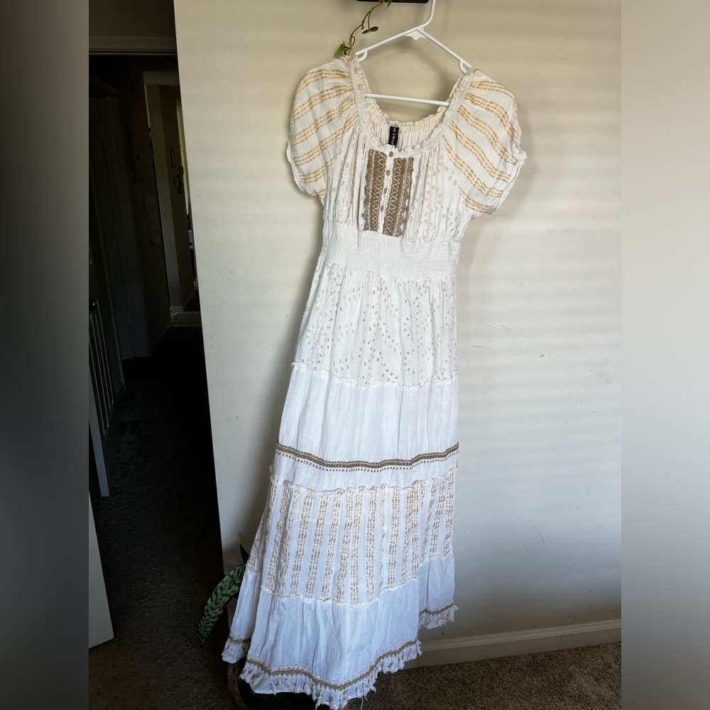 Me2Magic Tiered Boho Maxi Dress